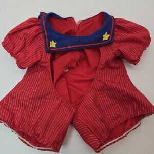 1985 Kenner Care Bear Clothing *Red Sailor Outfit/Blue Collar *NO BEAR/NO HAT‎